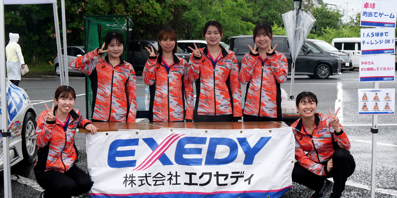 2026プレナスなでしこリーグ1部女子卓球部ブース出展